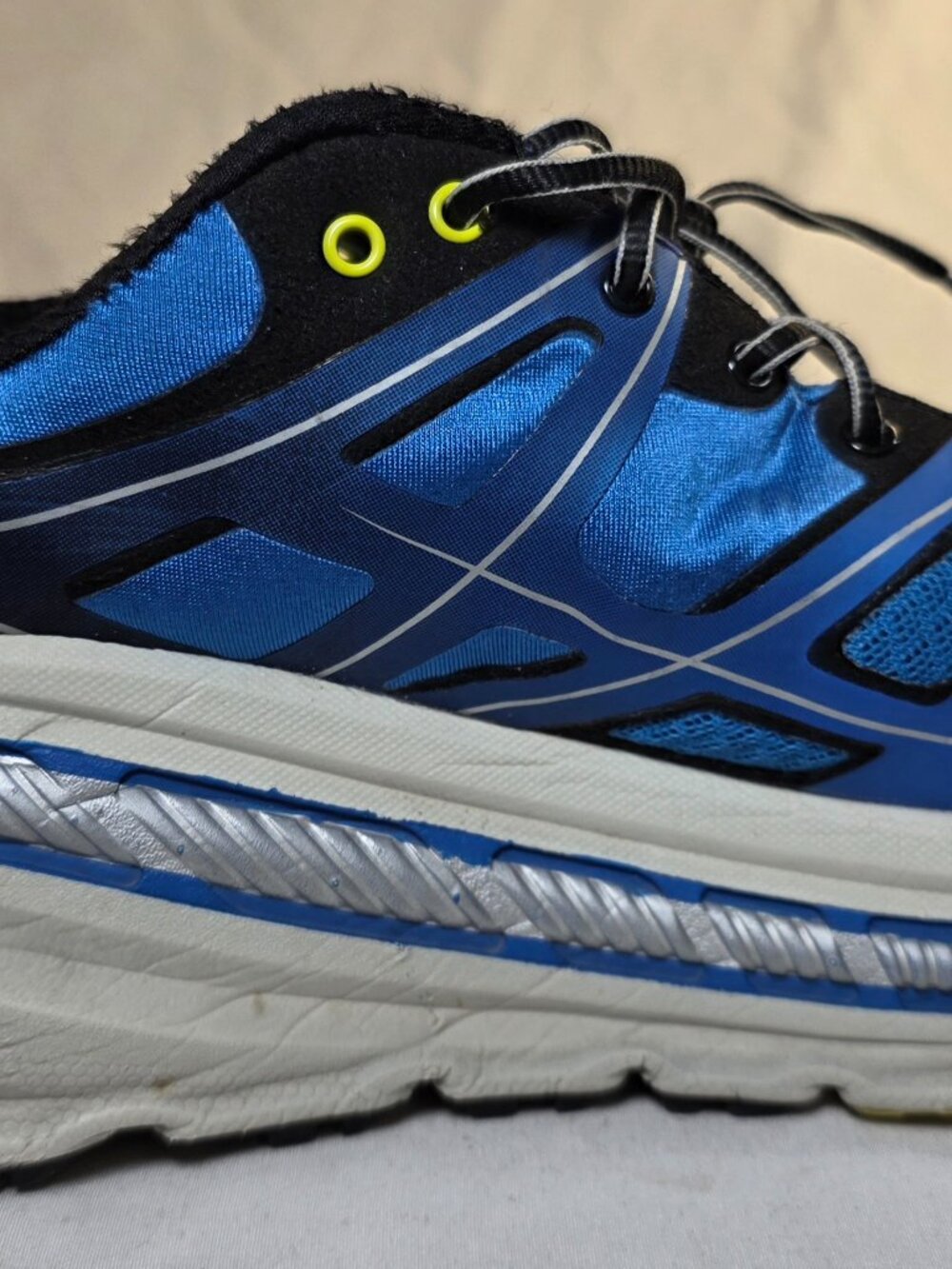 Hoka One One Stinson 3 ATR Trail Running Shoes Blue and Black See Desc for Size - Picture 3 of 16